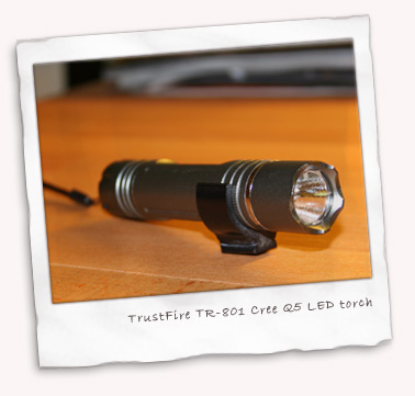 TrustFire TR-801 Cree Q5 LED torch