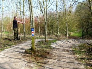 Route choices on the Croft Trail, Swindon