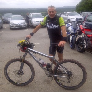 Ray shows off his hard-earned Stelvio top