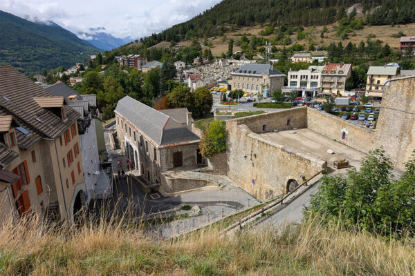 Fort du Chateau ramparts looking west