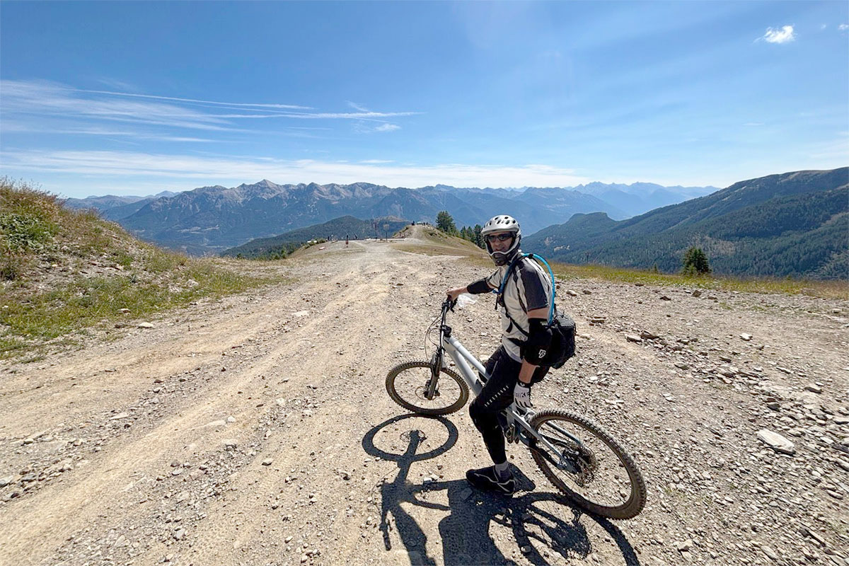 Lloyd at the top of Puy St. Vincent