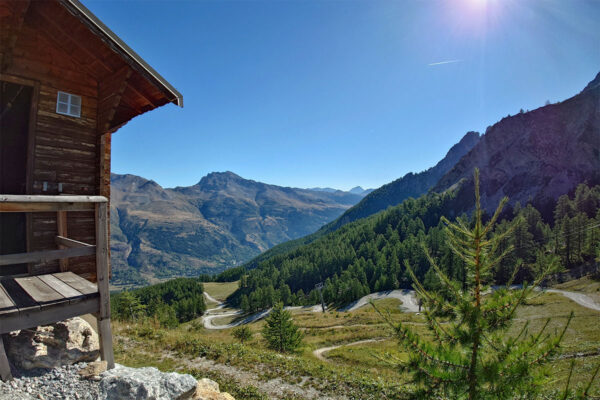A view down the Serre Chevalier valley, French Alps 2025