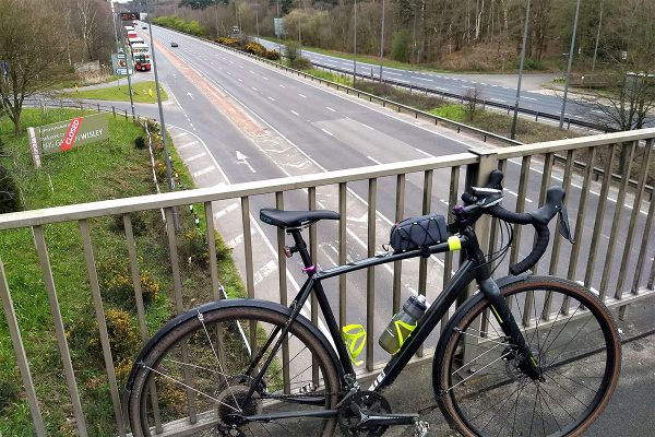 Cannondale Topstone and a near empty A3
