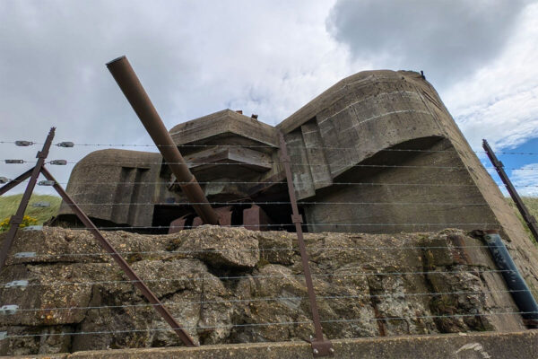 A defensive gun at Raversijde near Ostend