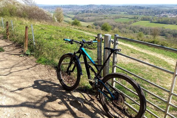 YT Jeffsy on Ranmore, April 2020