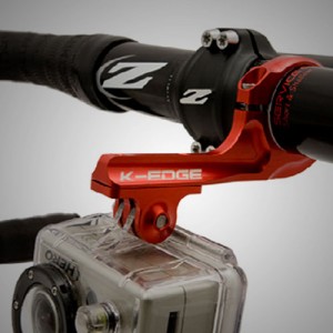 K-Edge GoPro mount in red