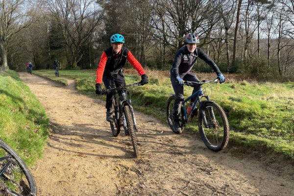 Matt and James climb Holmbury