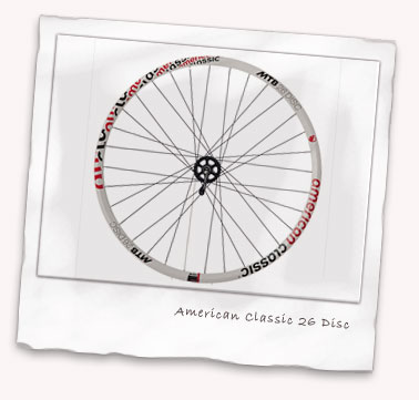 White American Classic 26 Disc Wheelset