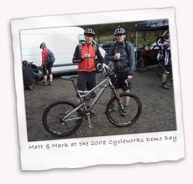 Matt and Mark at the 2008 Cycleworks Demo Day