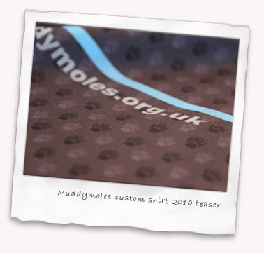 Muddymoles 2010 custom shirt teaser