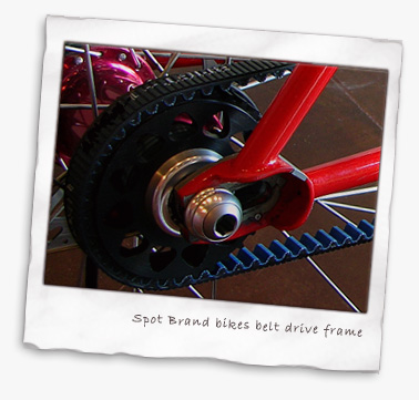 Spot Brand bike belt drive frame