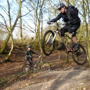 Garry jumping at Headley