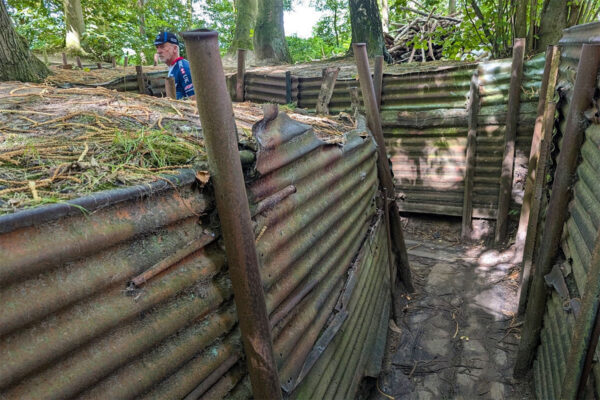 Allied trenches at Sanctuary Wood