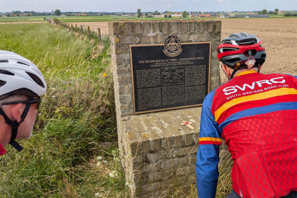 An information plaque about the 2nd Battle of Ypres