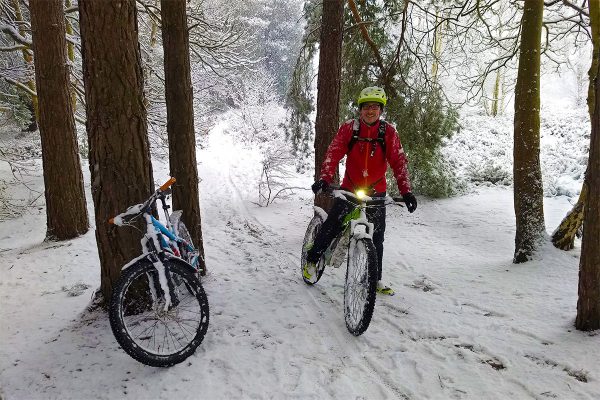 Two snow Birds at Chatley Heath