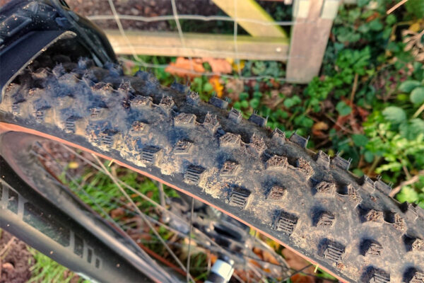 The tread pattern of the Vittoria Torrente tyre