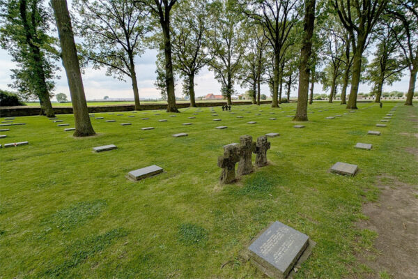 German war graves at the Langemark cemetery